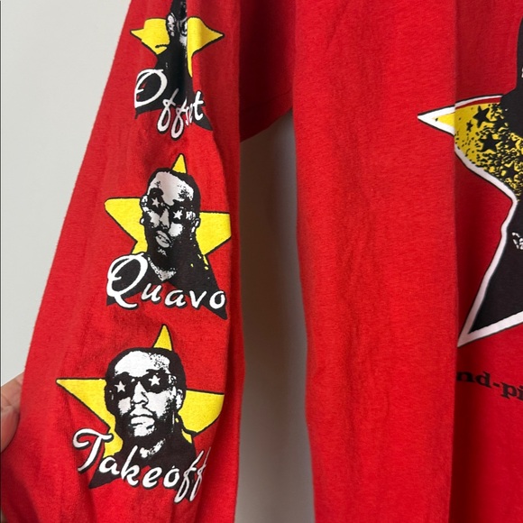 Drake Migos Vintage Scorpion Concert Long Sleeve Shirt - Picture 5 of 9
